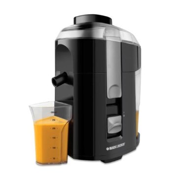 Black & Decker JE2200B 400-Watt Fruit and Vegetable Juice Extractor with Custom Juice Cup