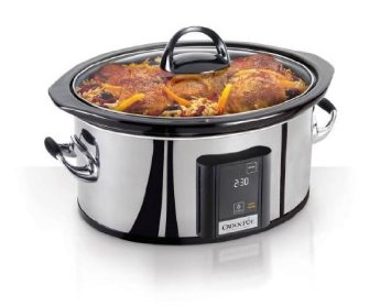 Crock-Pot SCVT650-PS 6-and a half-Quart Programmable Touchscreen Slow Cooker Stainless Steel