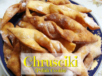 Chrusciki - Polish cookie