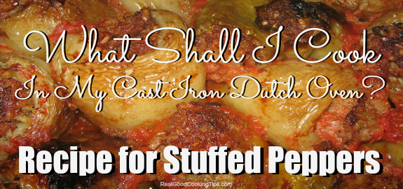Easy Stuffed Peppers Recipe for Dutch Oven