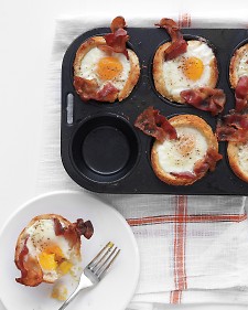 Bacon Egg and Toast Cups Recipe