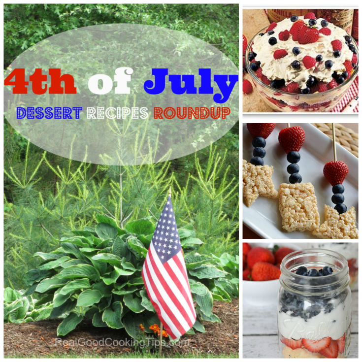 4th of July Independence Day Dessert Recipes Roundup 