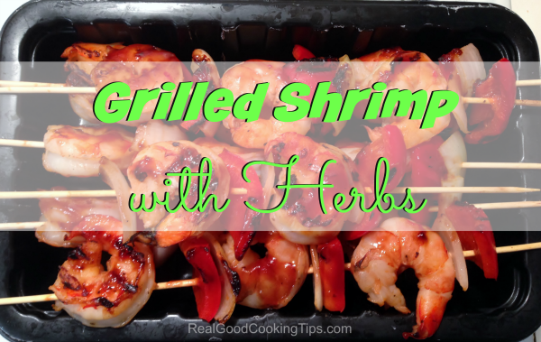 Grilled Shrimp with Herbs